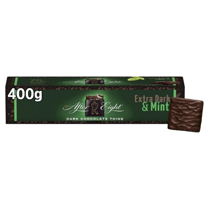 After Eight Extra Dark Mint Chocolate Box - 400g - Image 1