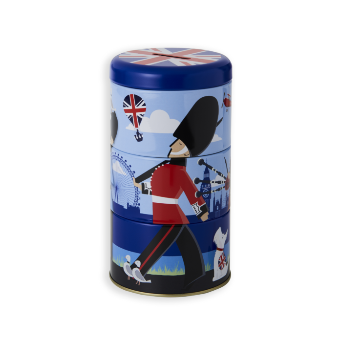 British Character Twist Tin Jelly Beans - Image 1