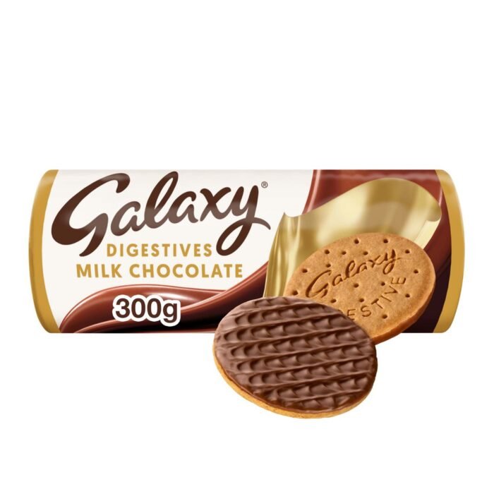 Galaxy Milk Chocolate Digestive Biscuits - 300g - Image 1