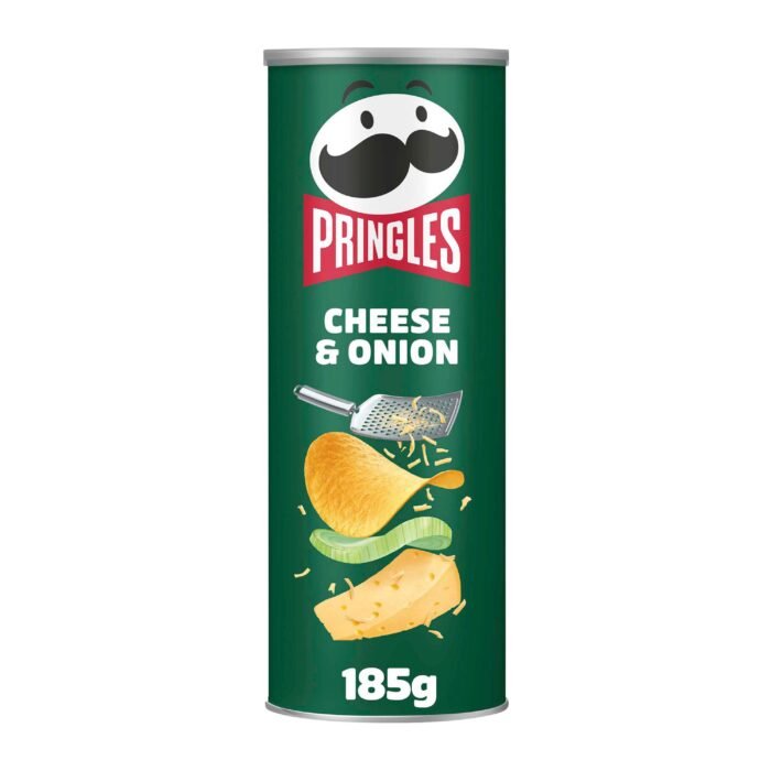 Pringles Cheese & Onion Sharing Crisps - 185g - Image 1