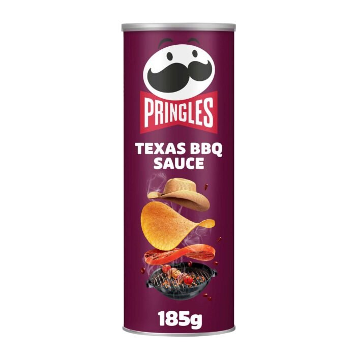 Pringles Texas BBQ Sauce Flavour Sharing Crisps - 185g - Image 1