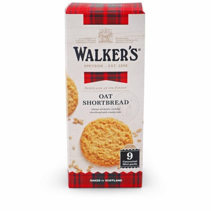 Walker's Oat Shortbread x9 - 171g - Image 1