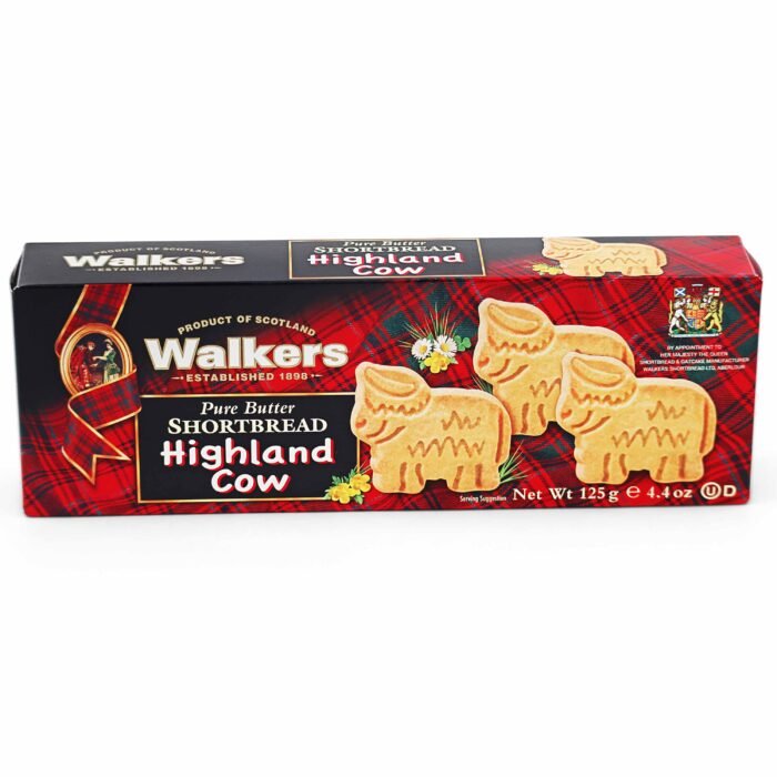 Walkers Highland Cow Carton Shortbread - 125g - Image 1