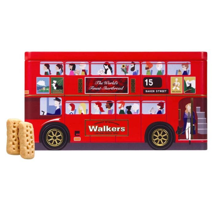 Walkers London Bus Shortbread Tin - 250g - Image 2