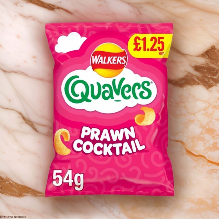 Walkers Quavers Prawn Cocktail 54g – (£1.25 Bag) - Image 2