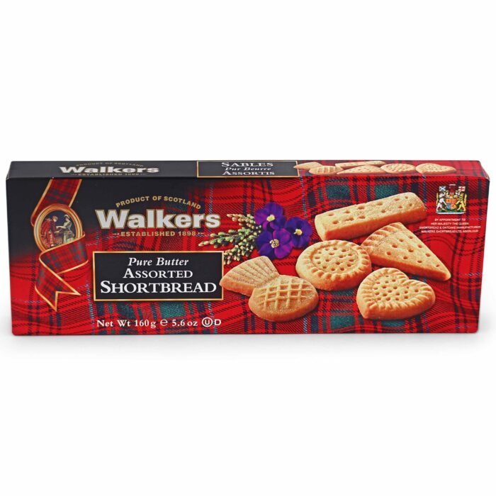Walkers Shortbread Assorted Shapes 160g - Image 1