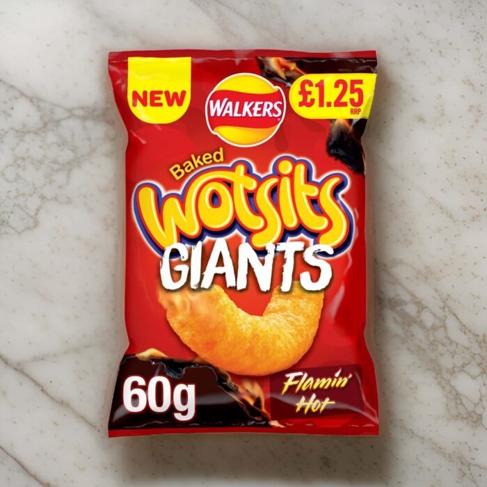 Wotsits Giants Flamin' Hot 60g – (£1.25 Bag) - Image 2