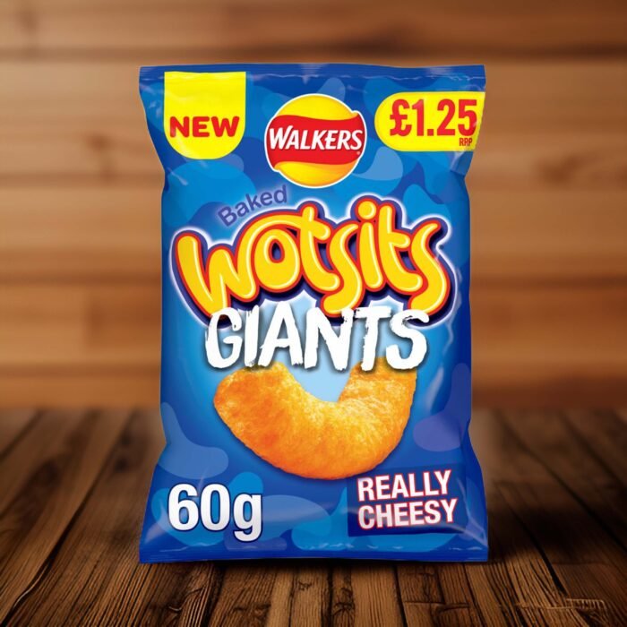 Wotsits Giants Really Cheesy 60g – (£1.25 Bag) - Image 2