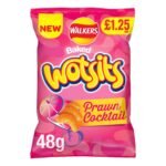 Wotsits Prawn Cocktail 48g – (£1.25 Bags)