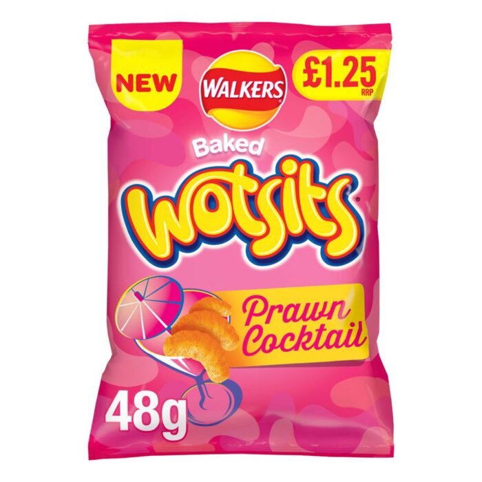 Wotsits Prawn Cocktail 48g – (£1.25 Bags) - Image 1