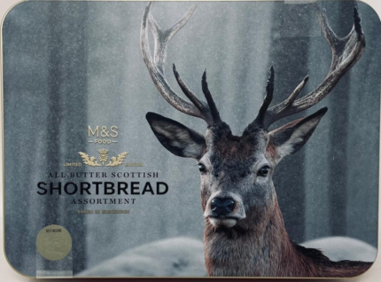 Generic M&S All Butter Shortbread - Petticoat Tails Tin 650g - in a Premier Life Store Box