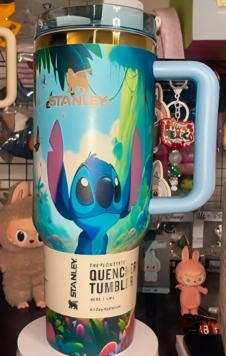 🔥40OZ Stitch Insulated Tumbler Gift Box  Include Straw and Topper photo review