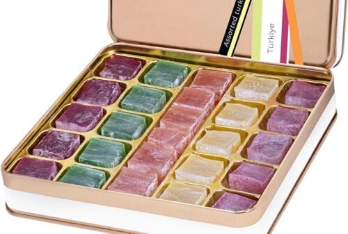 Pistachio Turkish Delight 1000g Gift Box | Premium Turkish Handmade Confectionery | Vegan & Halal | Luxurious Dessert Gift for Mother's Day, Easter, Eid, and Ramadan | (Two Boxes) photo review