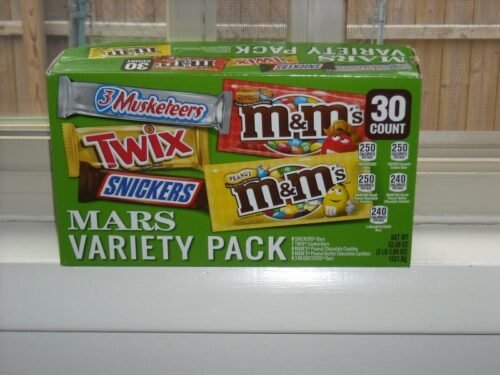 Snickers, M&M'S, 3 Musketeers & Twix Full Size Chocolate Candy Bars Variety Mix, 53.68-Ounce 30-Count Box photo review